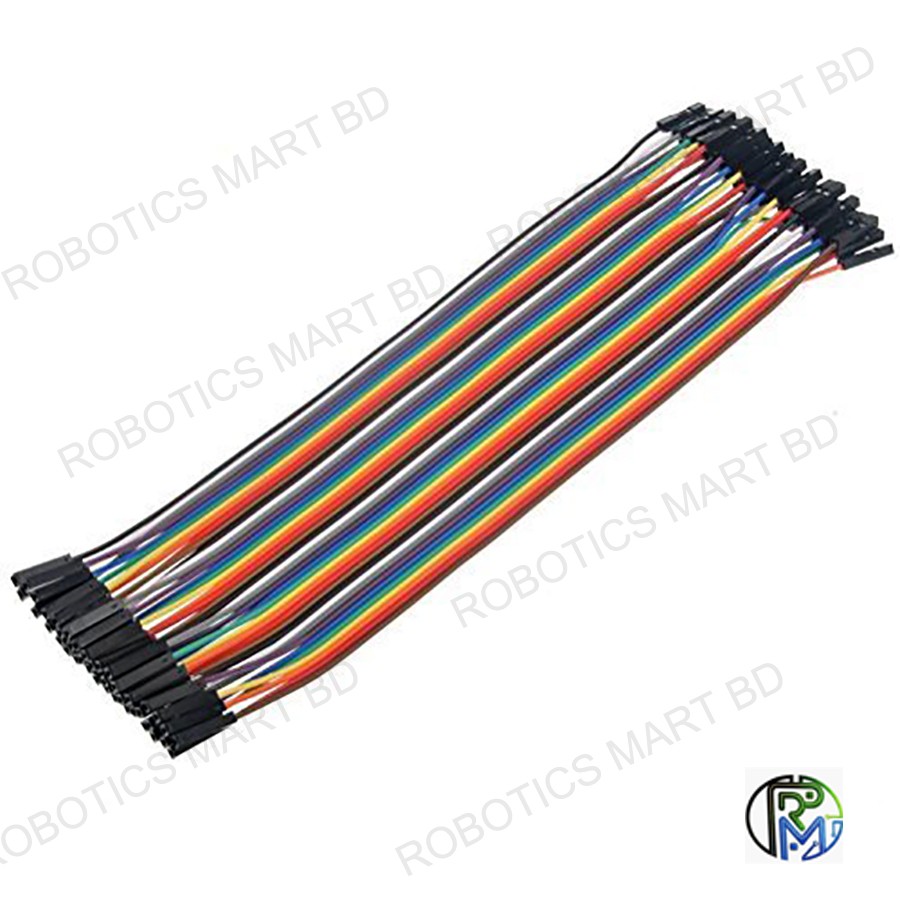 Female to Female Jumper Wire 40 Pcs Set 20cm